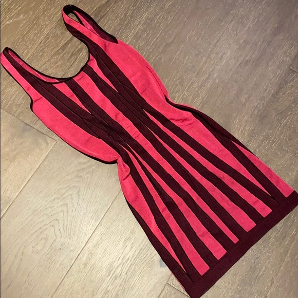 Stretchy knit mini dress bodycon BEBE XS S - Picture 5 of 5